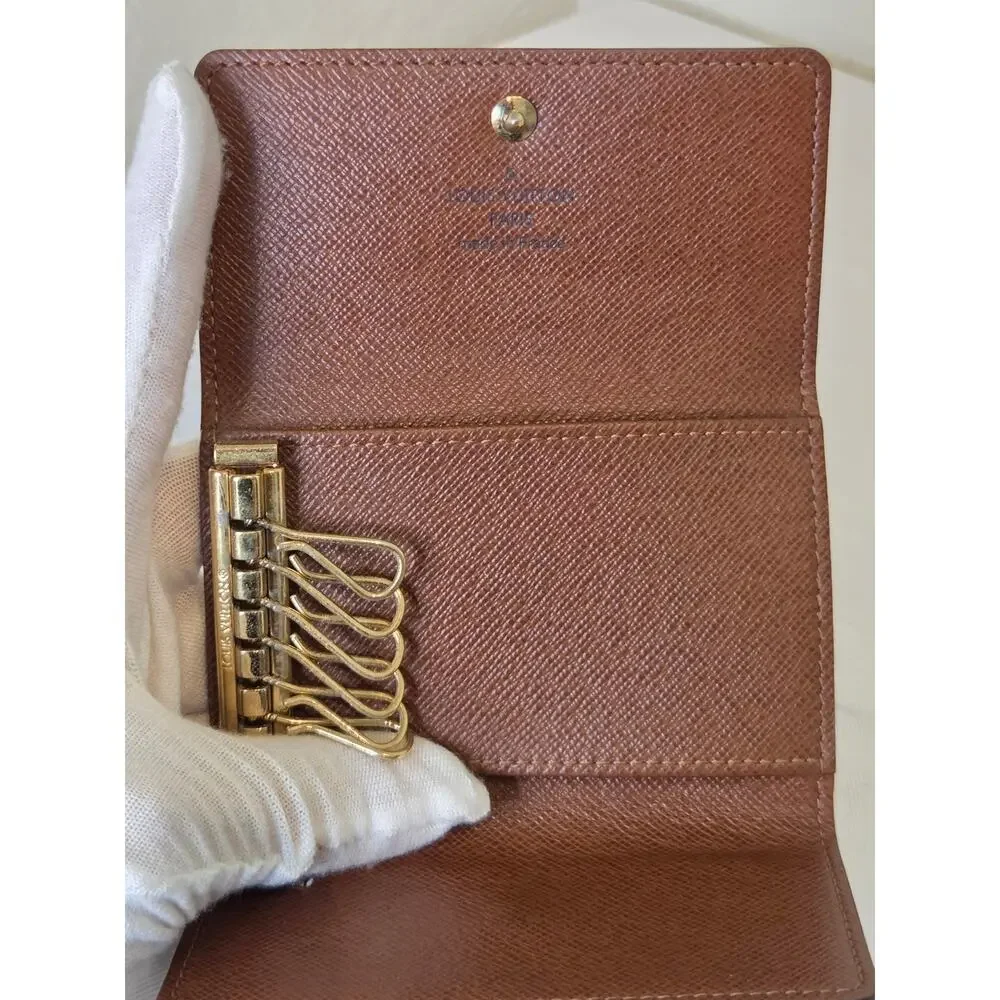 Louis Vuitton Monogram 6 Key Holder Case LV Vintage Multicles